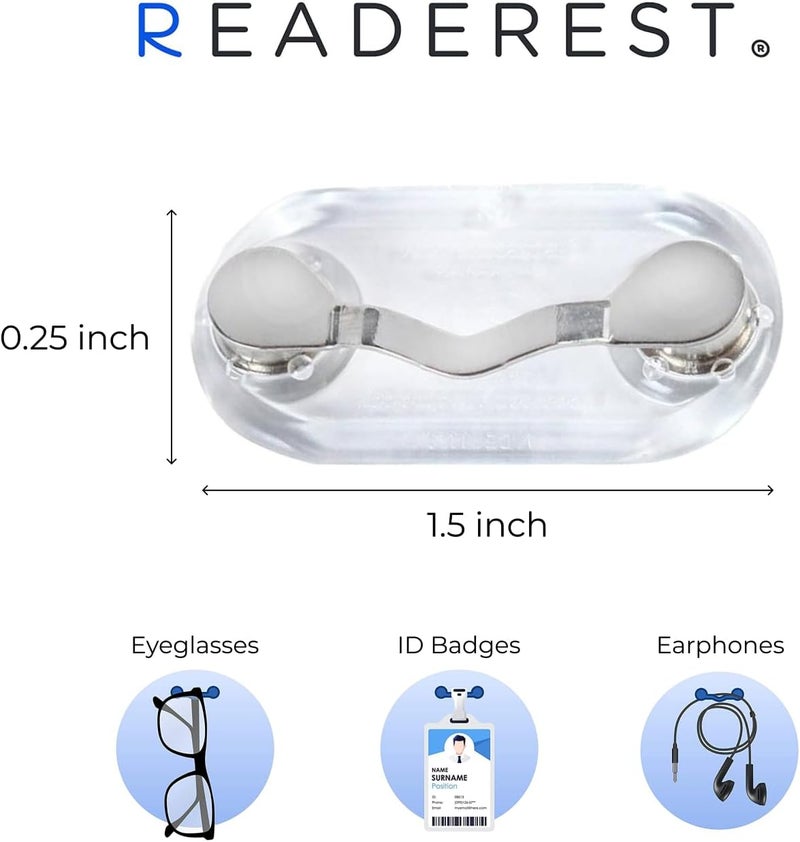 ReadeREST Magnetic Eyeglass Holders (2 Pack), Made in USA - Image 3